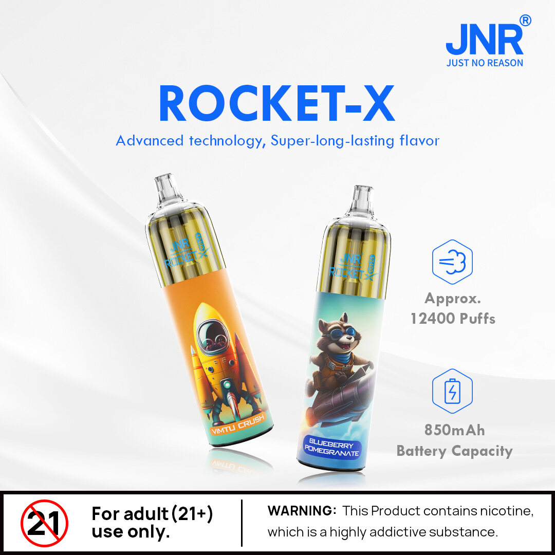 JNR® ROCKET-X Disposable Vape - Approx. 12400 Puffs