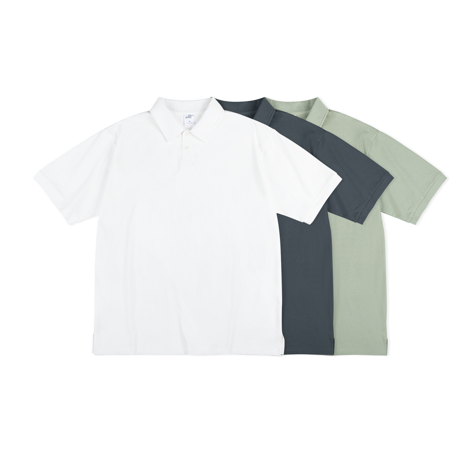 Basic Color Slim Fit Men Polo T-shirt