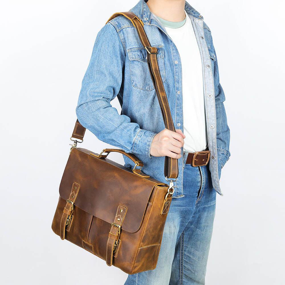 leather book bag briefcase, leather attache briefcase mens, handmade leather briefcase for men