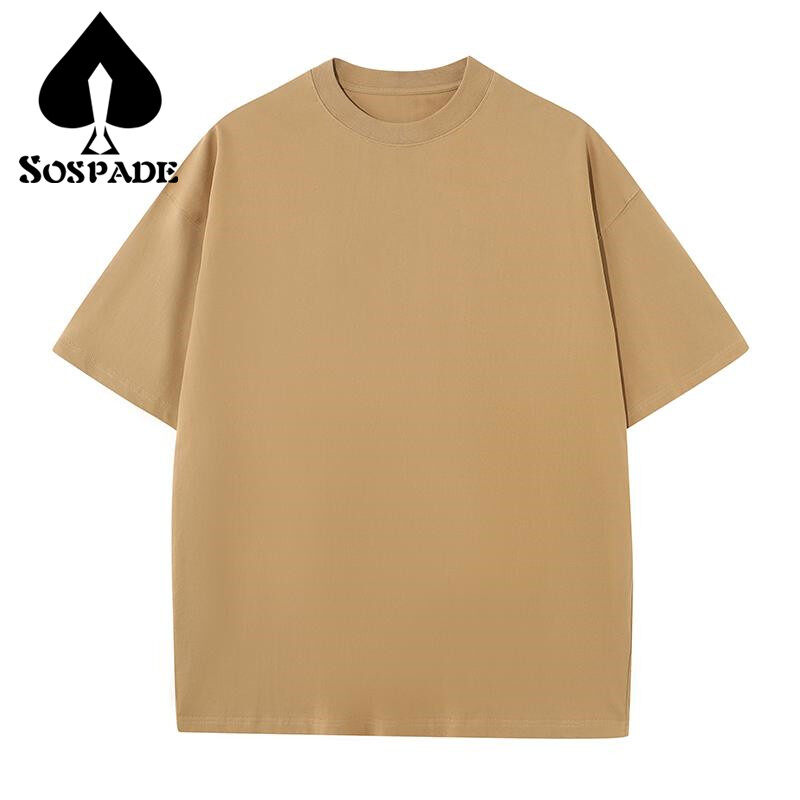 270 gsm100% Cotton Blank T-shirt heavy whole colored oversized double yarm drop shoulder style