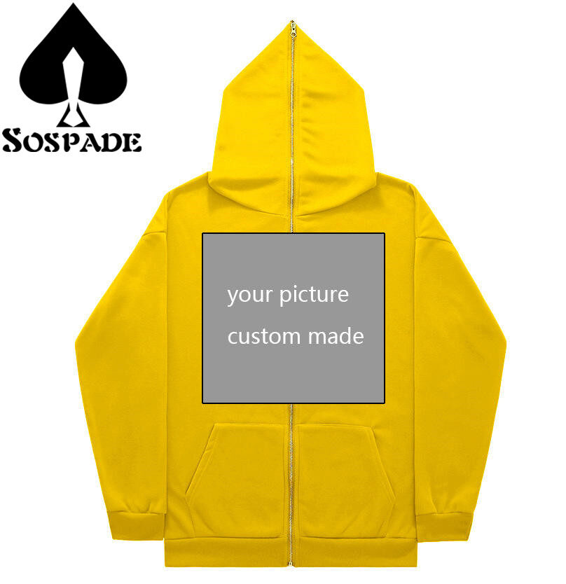 Sospade,Custom Hoodie,Full zip-up hoodie,Hoodie,