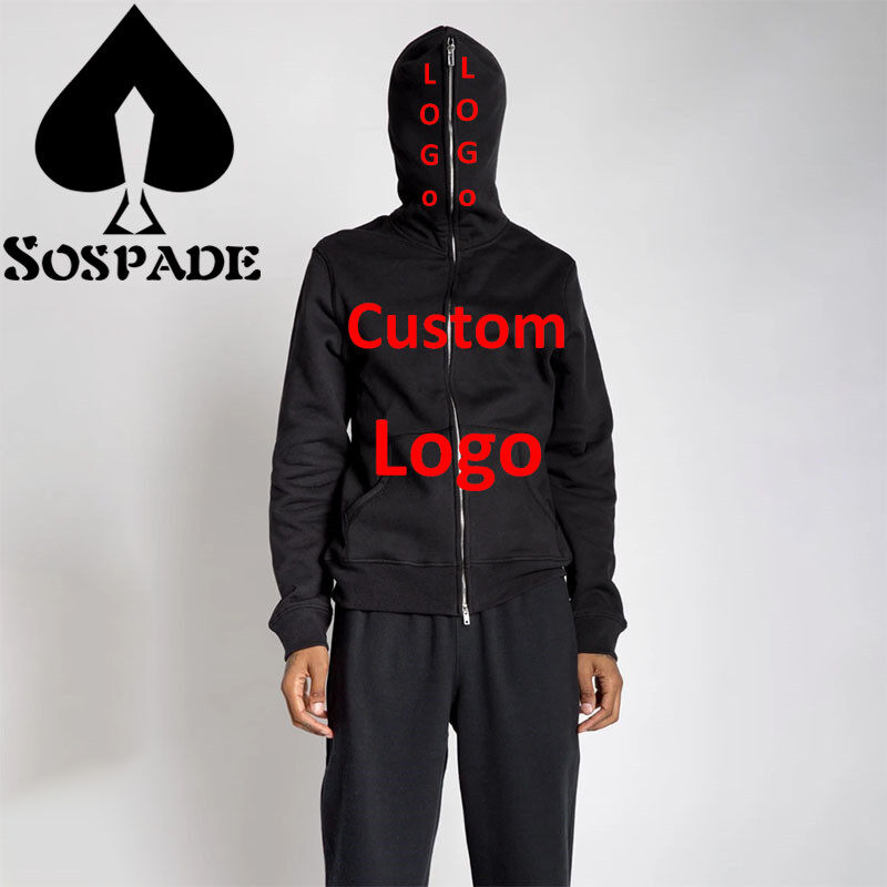 Sospade,Custom Hoodie,Full Zip-up