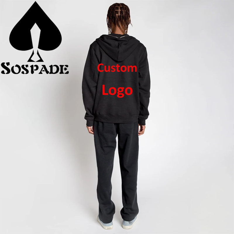 Sospade,Custom Hoodie,Full Zip-up