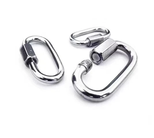 Stainless Steel Quick link hook  Wire Rope Chain Quick Link  carabiner clips carabiners wholesale safety hook
