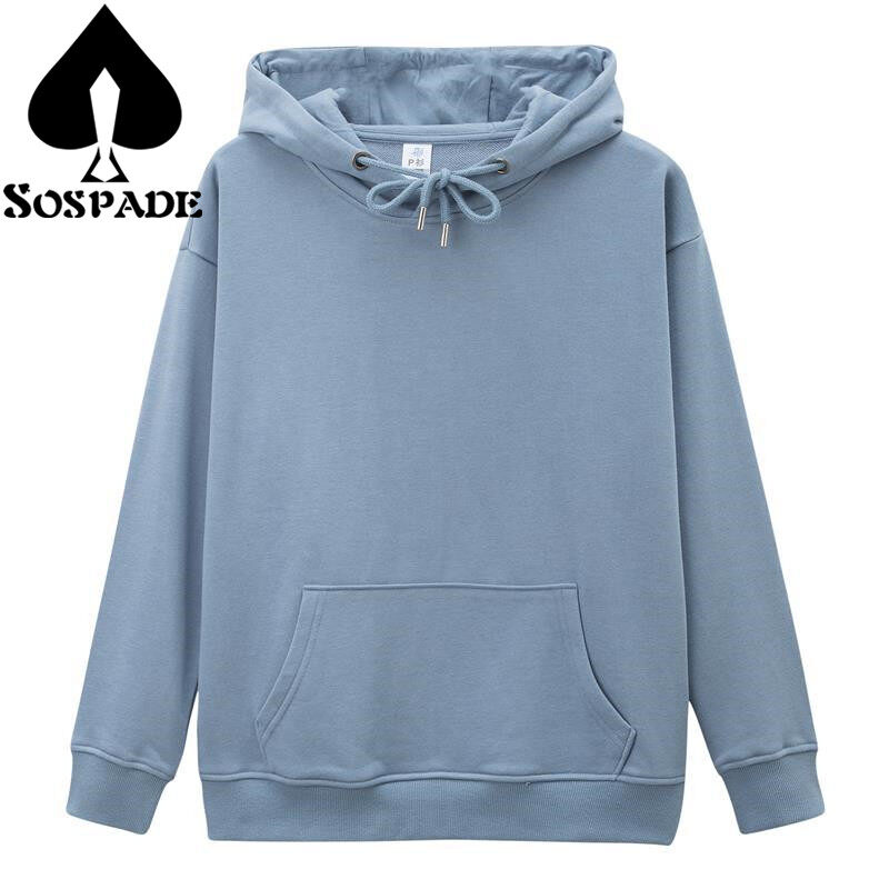 Customized hoodie with solid color men's 100% cotton High quality heavy weight