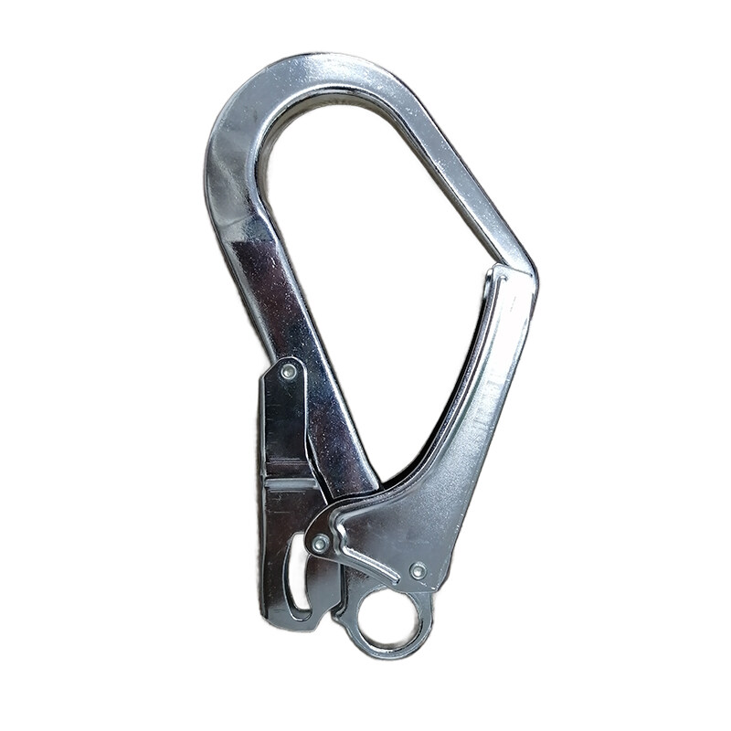 25KN safety hook Self-locking spring hook Safety harness hooks for industry