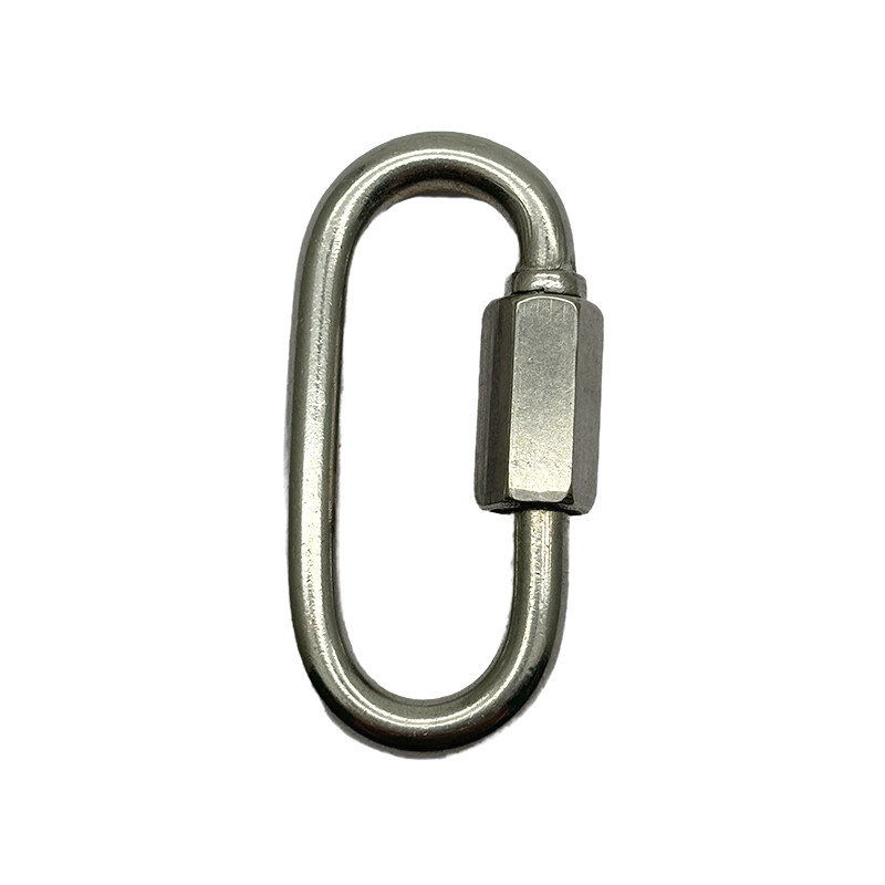 5MM ovel shape quick link hook Galvanized steel Quick link Wire Rope Chain Quick Link  carabiner clips carabiners