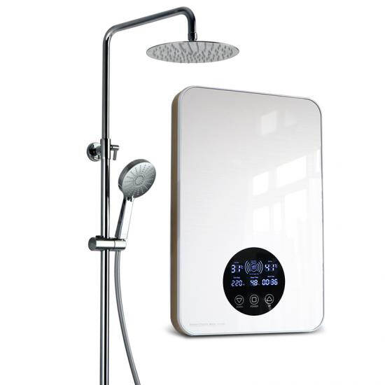8000w 220v Electric Domestic Wall Mount Instant Shower Hot Water Heaters Tankless Geyser