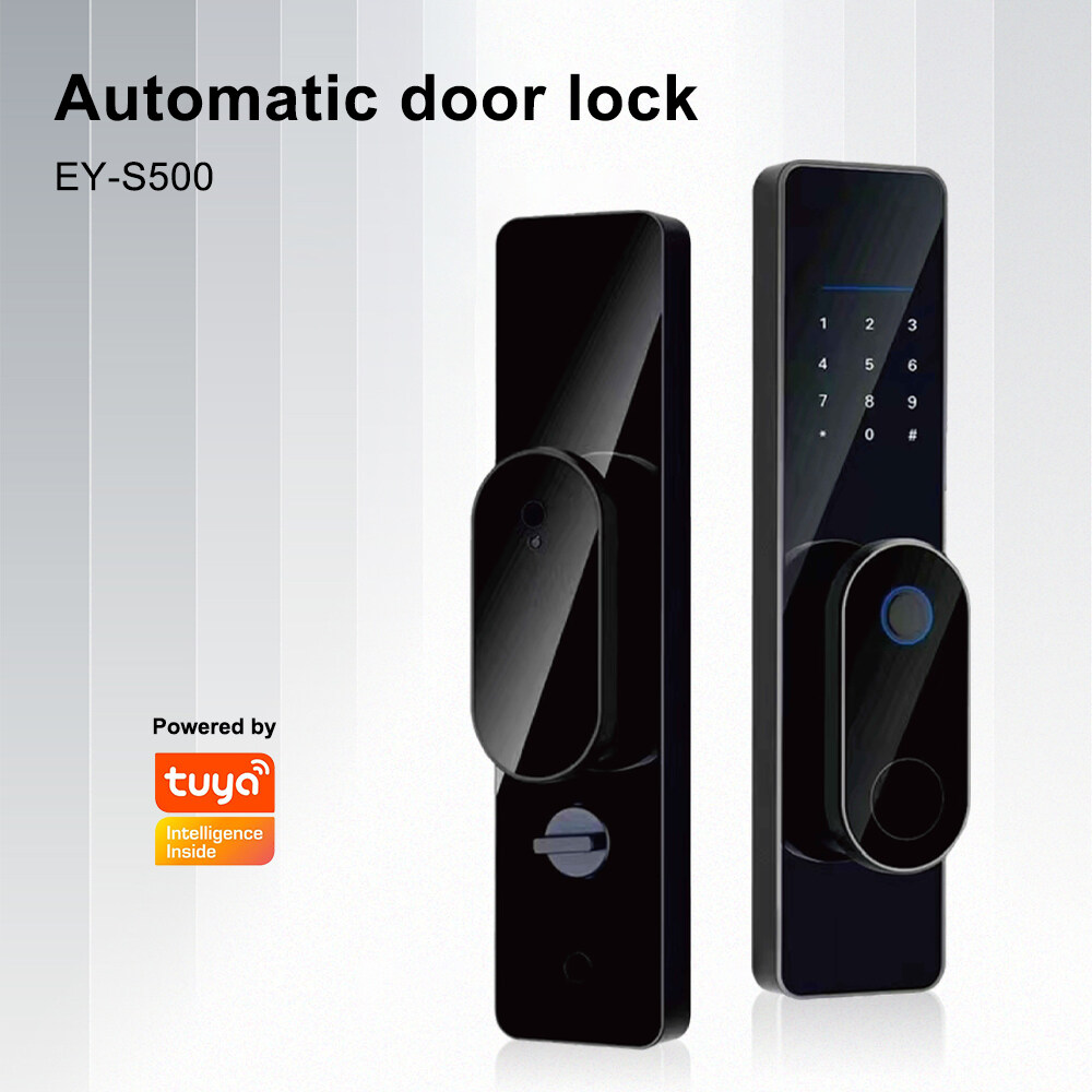 Wholesale Factory Made Black APP/Card/Password/Fingerprint/Key Unlock Smart Lock