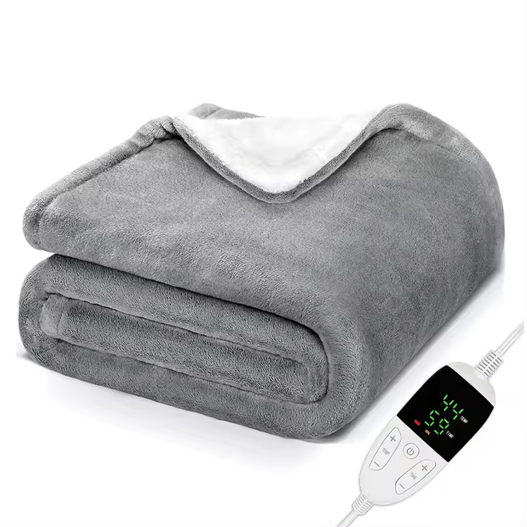 Heated plush blanket electric heating shawl ODM/OEM