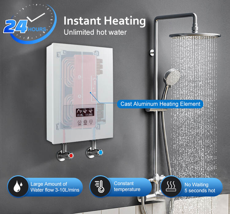 New Design 9kw-21kw 220V 380V Multi Point Electric Water Heater For Whole House