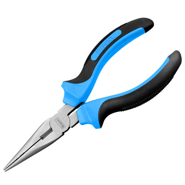 BT1028 Long nose plier, nickle iron plated