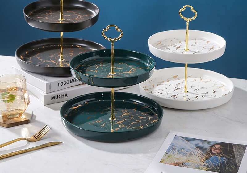 Stylish Ceramic Dessert Stands for Market Demand