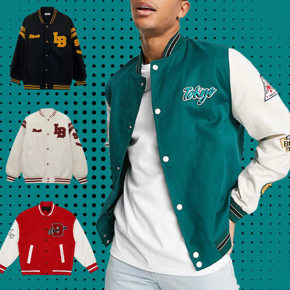 Plus Size Men's Varsity Jacket High Quality Wholesale Blank Varsity Jacket Custom Logo Solid Color Men's Varsity Jacket