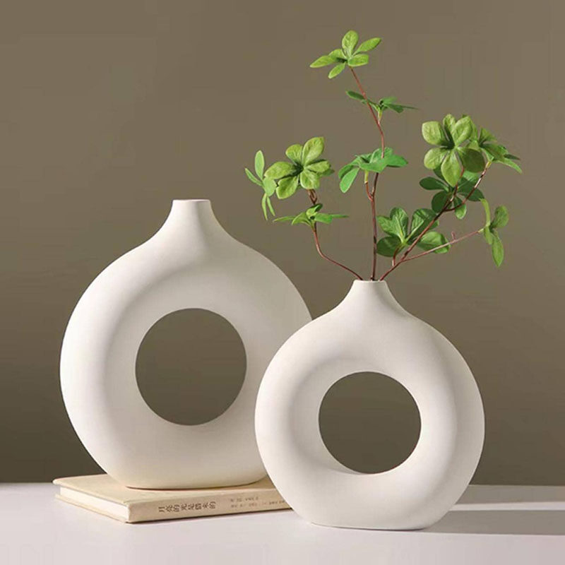 1pc Geometric Design Flower Vase