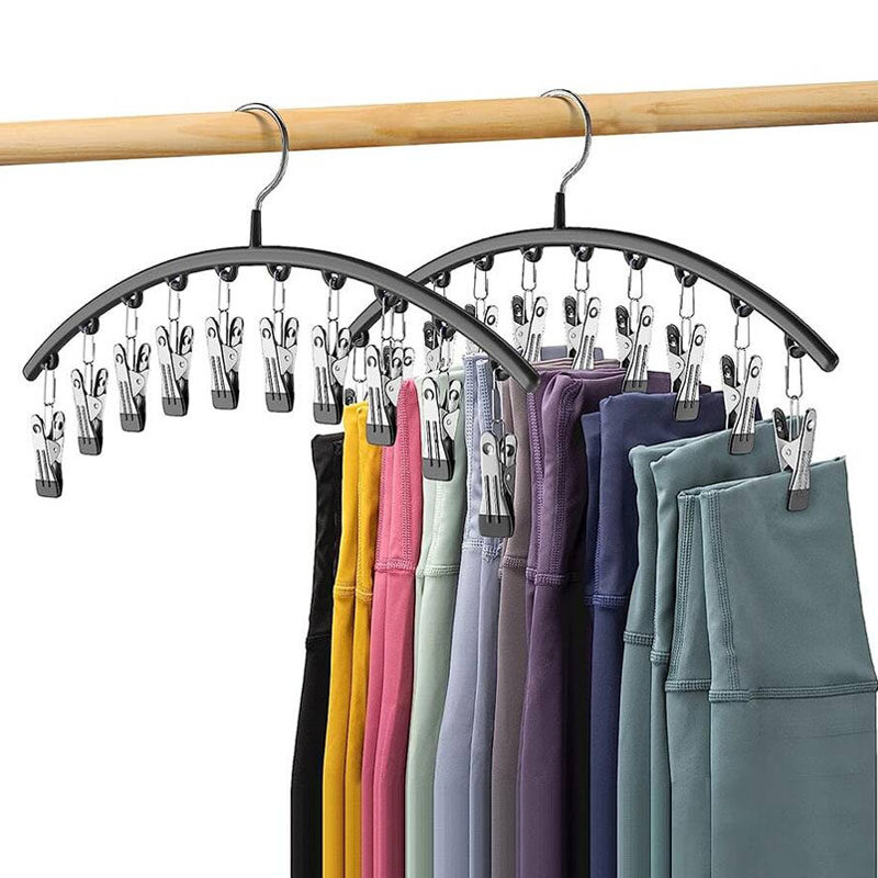 Stainless Steel Pants Hanger Space Saving Wardrobe Storage