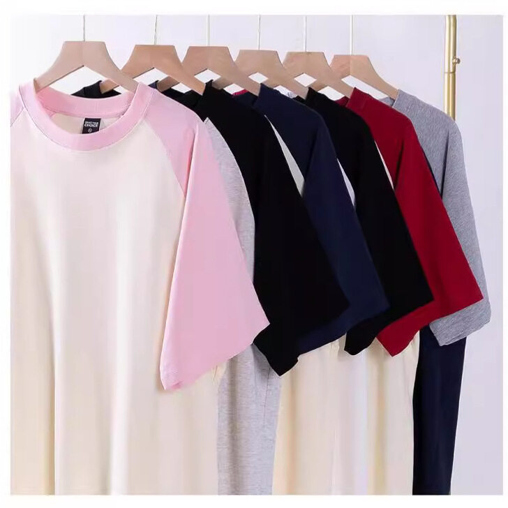 Pullover 250G Color Blocking Unisex T Shirt