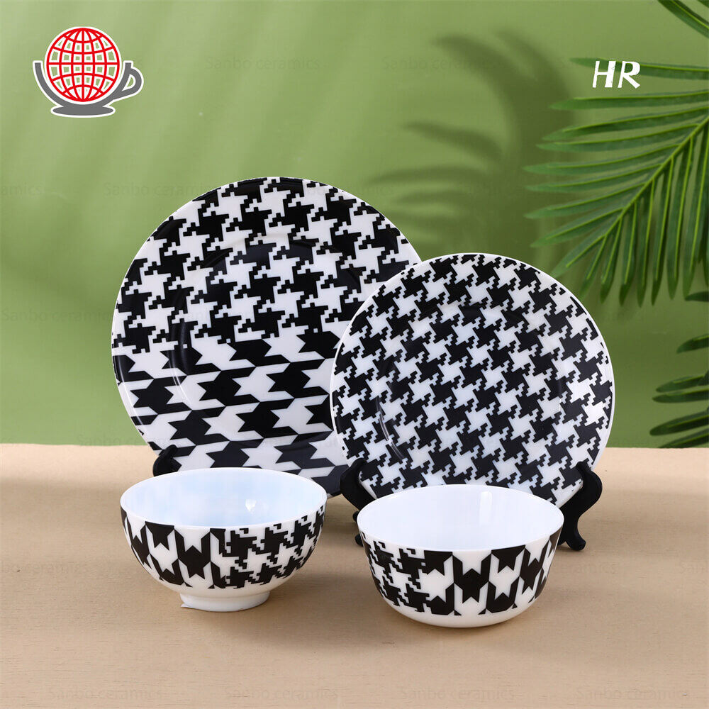 black and white tableware,casual dishes,wholesale tableware suppliers