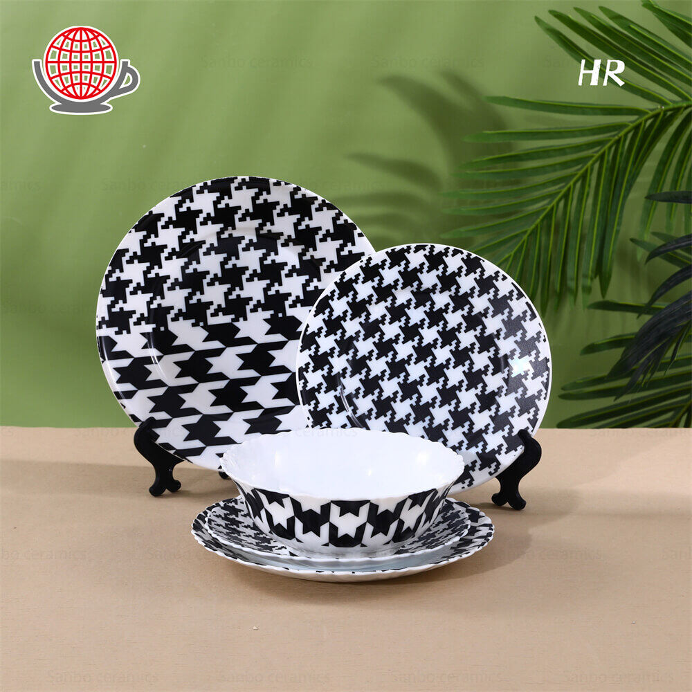 black and white tableware,casual dishes,wholesale tableware suppliers