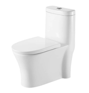 P-trap Wash Down One Piece Toilet