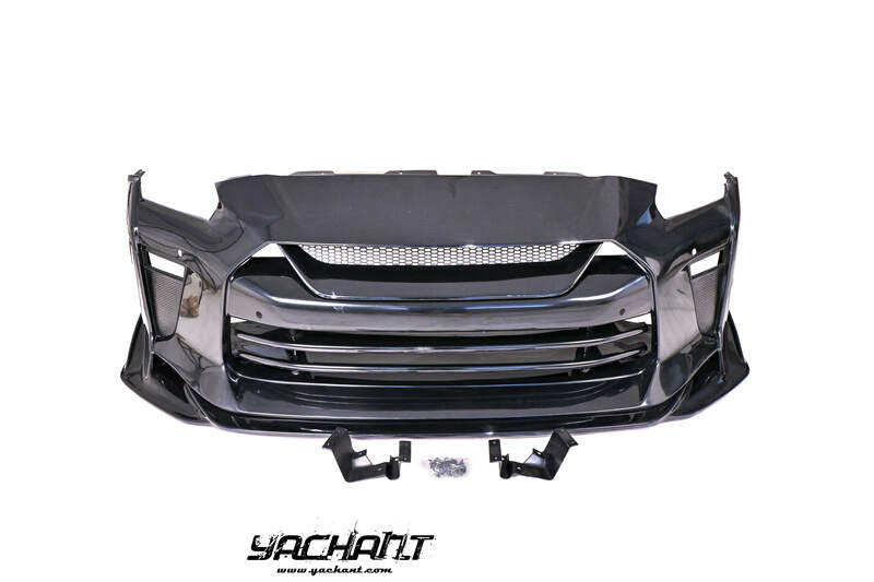 YCR35225SFRP 2017-2020 Nissan R35 GTR EBA Top Secret Style Front Bumper wo DRL FRP (1).jpg