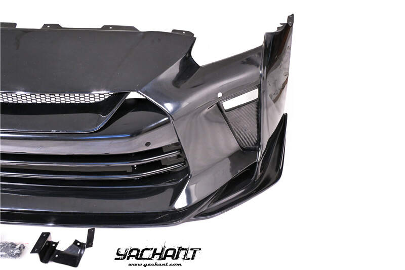 YCR35225SFRP 2017-2020 Nissan R35 GTR EBA Top Secret Style Front Bumper wo DRL FRP (8).jpg