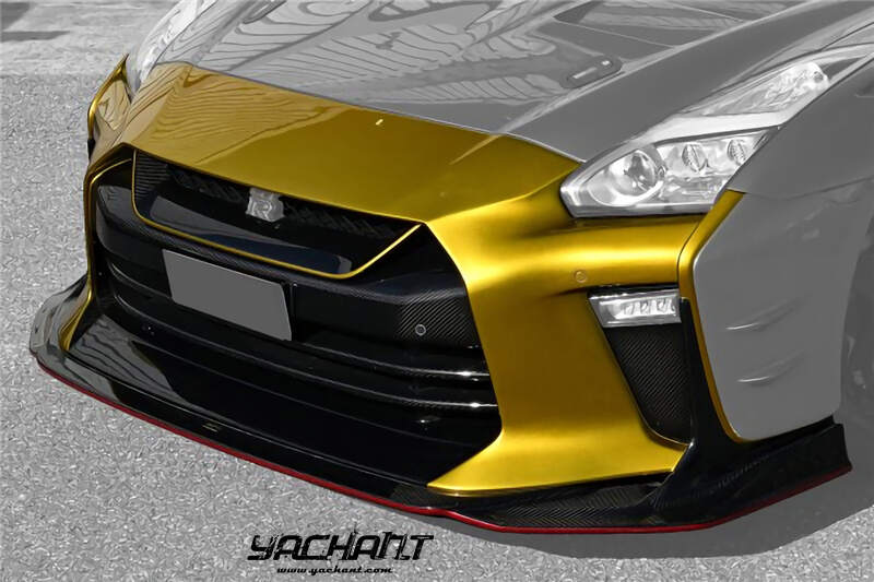 YCR35225SFRP 2017-2020 Nissan R35 GTR EBA Top Secret Style Front Bumper wo DRL FRP (102).JPG