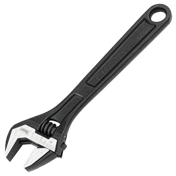 BT2864 High Grade Adjustable Wrench, Black Finish