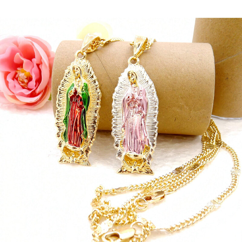 Collier pendentif de la Vierge de Vierge pour femmes