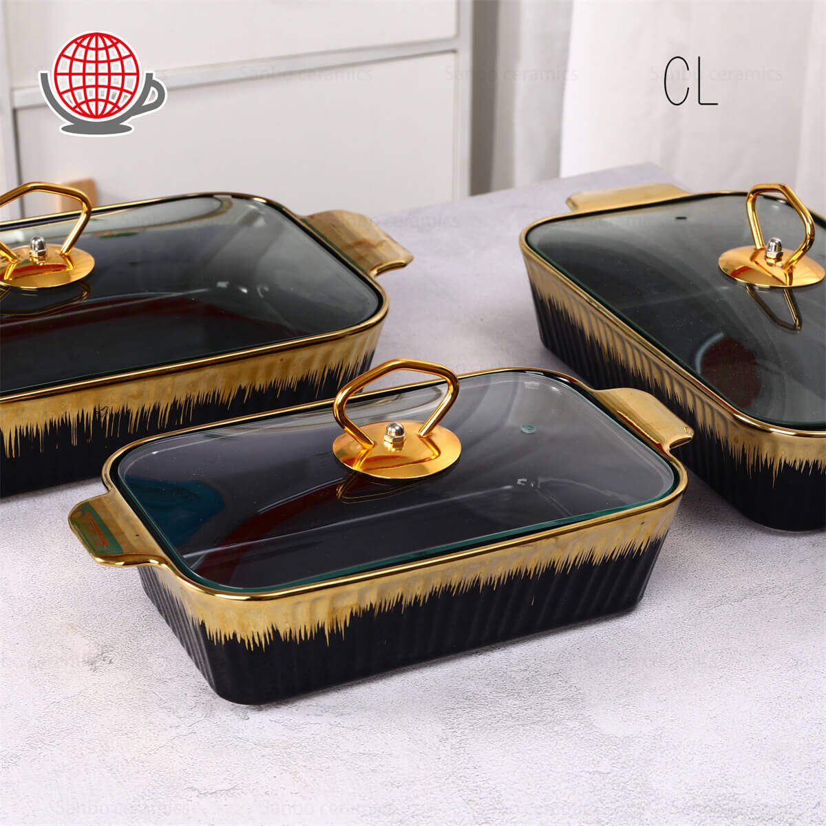 ceramic bakeware sets with lids, bakeware sets 3 piece, trendy bakeware sets