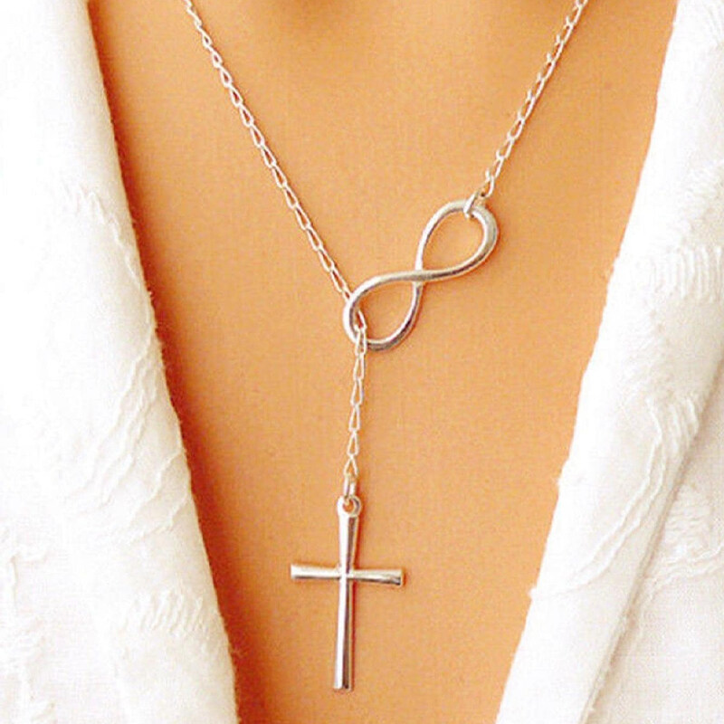 Collar de colgante Cross Cross Cross Cross Cross de moda