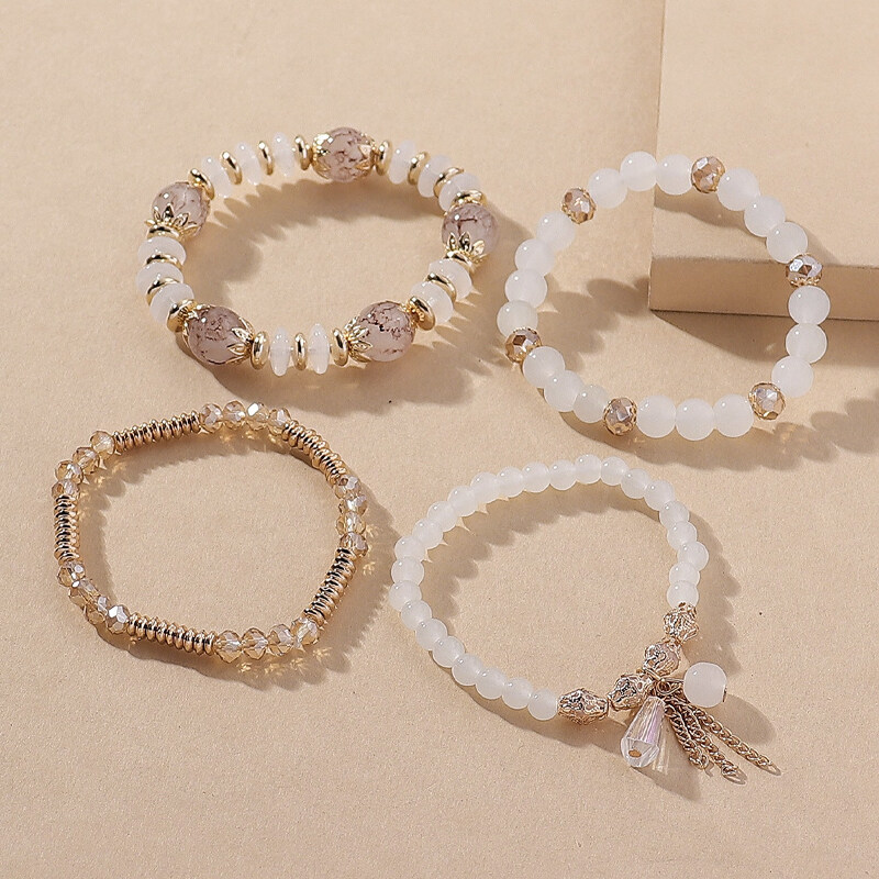 4pcs/Set Crystal Beaster Bracelet