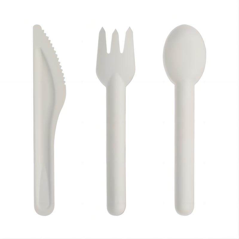 Paper knife/fork/spoon-bagasse tableware