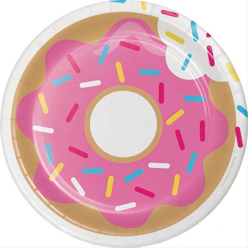 Donut series-Paper plate 7"