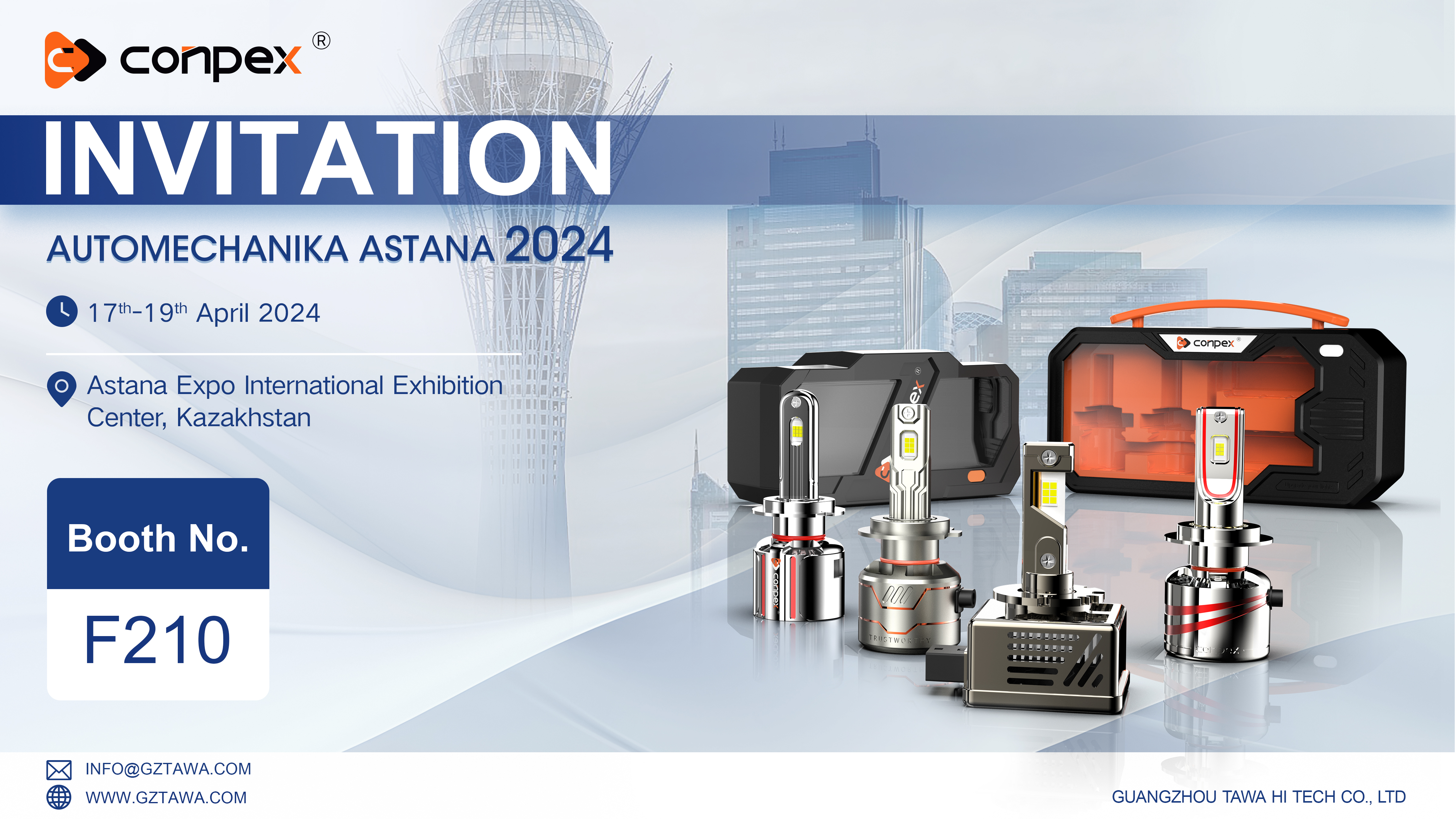 Discover Conpex at Automechanika Astana 2024!