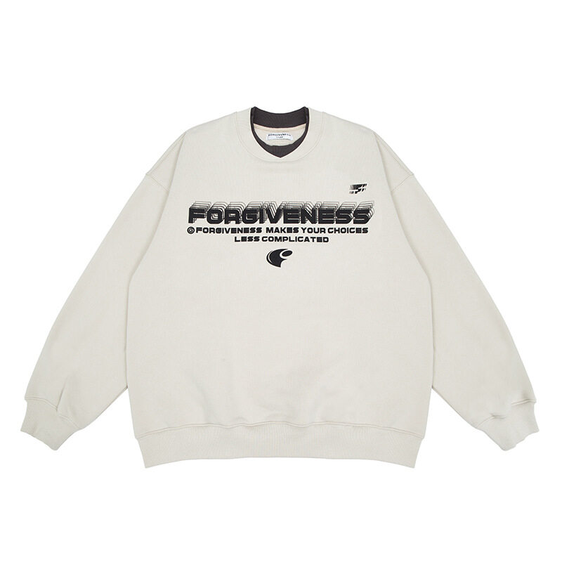 Pullover Crewneck Printing Men Sweatshirt