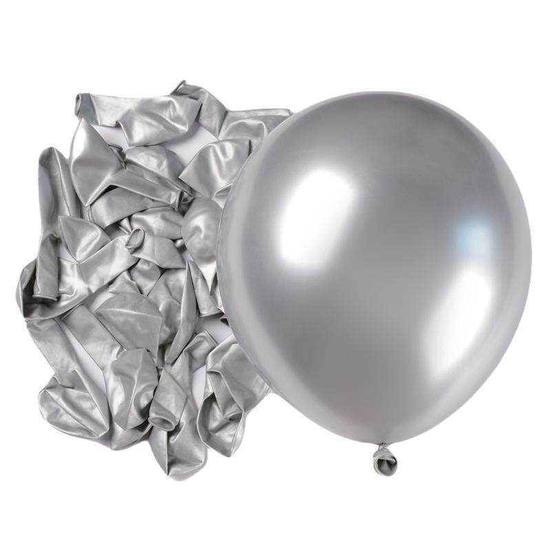 10 inch metal latex balloons