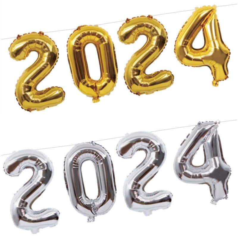 Letter kit balloon series-Gold/Silver 2024