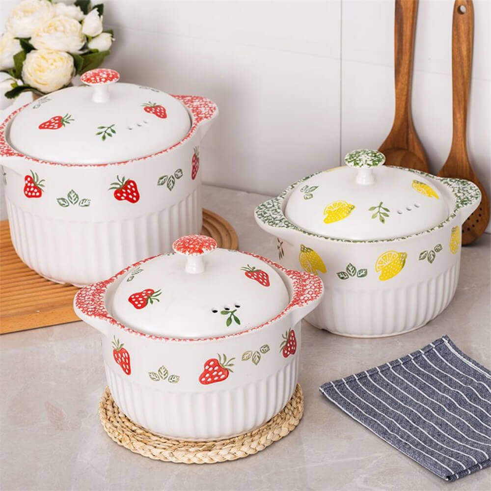 deep casserole dish with lid, non stick casserole pot, casserole dish set