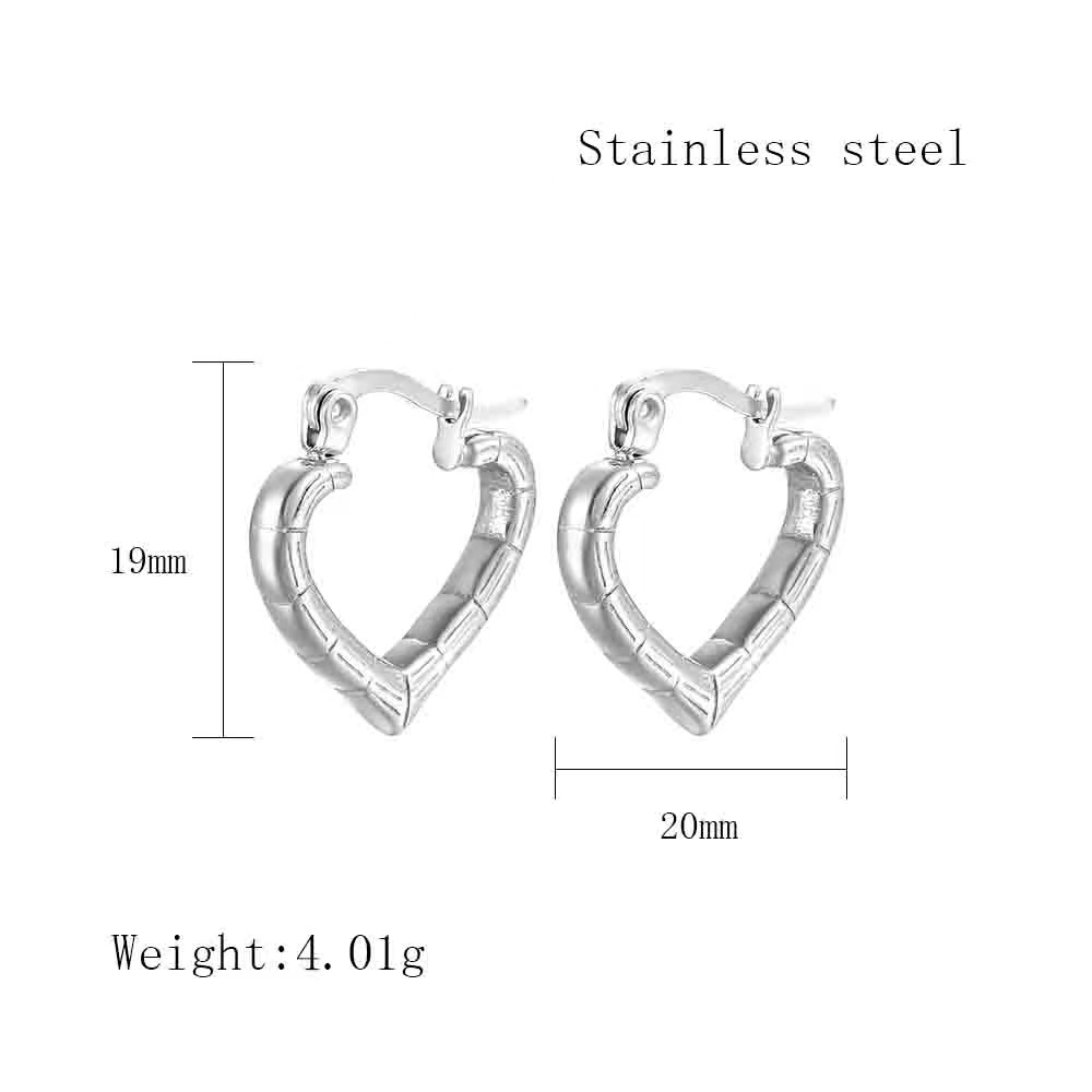 European and American retro geometric C-shaped women's earrings, fashionable and versatile stainless steel high-end earrings and earrings (31).jpg