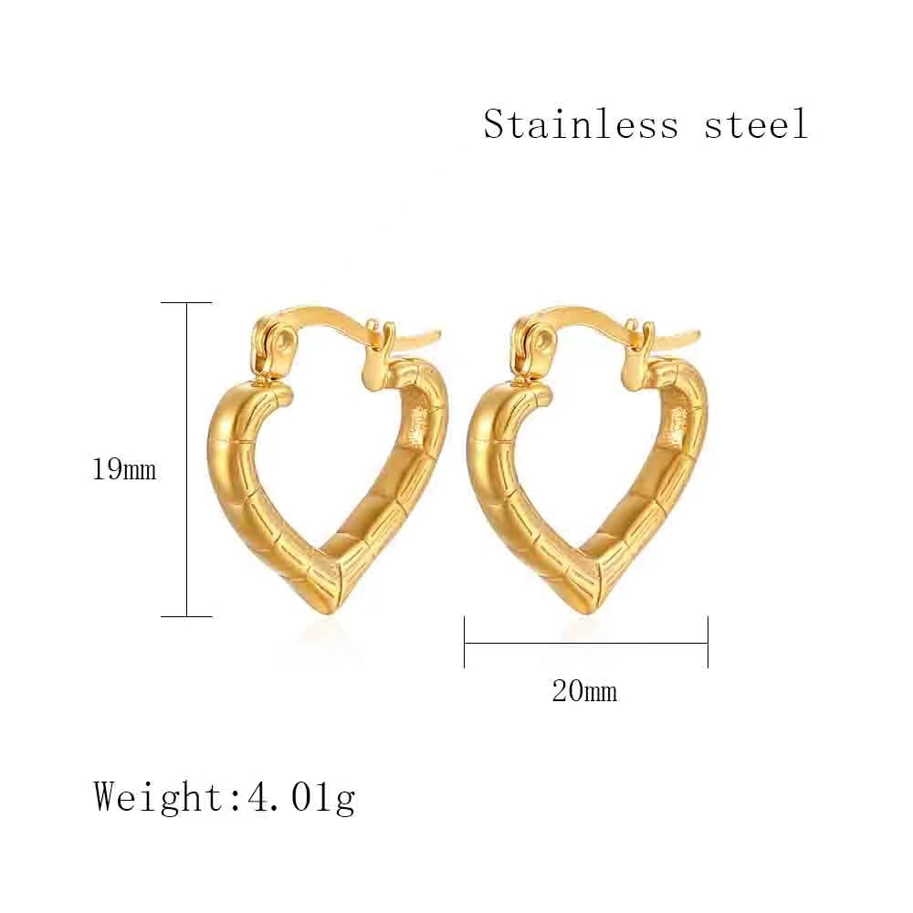 European and American retro geometric C-shaped women's earrings, fashionable and versatile stainless steel high-end earrings and earrings (32).jpg