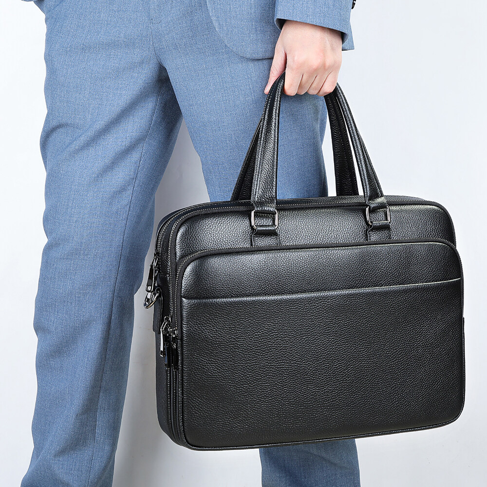 MARRANT Real Leather Business Briefcase High Quality Men Messenger Bag Leather Laptop Bags Briefcase Leather Briefcase Men