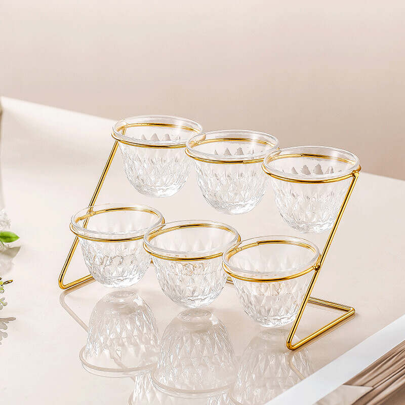 transparent glass tea cup set, cup tea glass, sake glass set