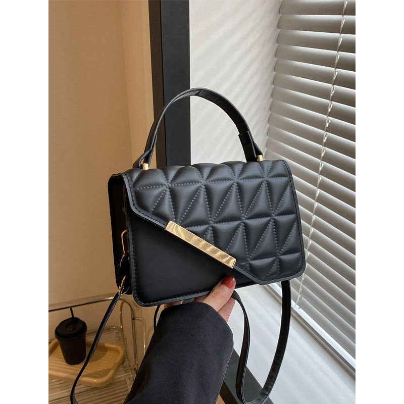 Mini bolso de mango de colgajo elegante y elegante para hembra