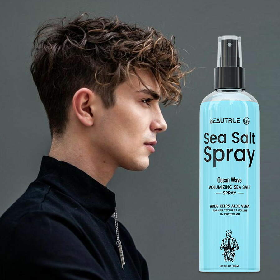 YOUR LOGO Natural Sea Salt Spray for Hair Men & Women Adds Instant Volume and Texture Texturizing and Thickening