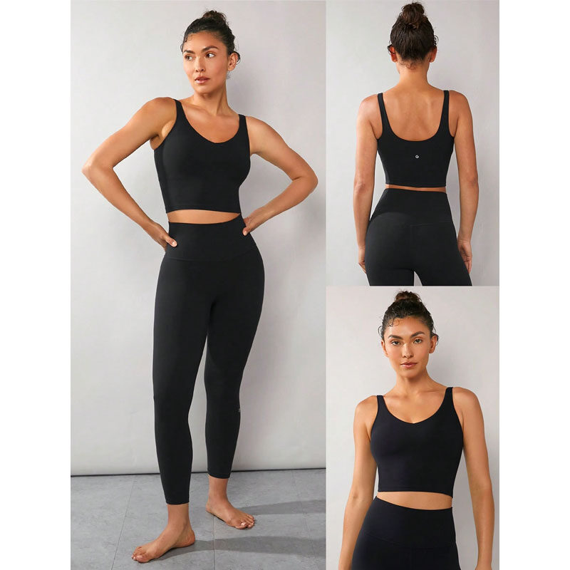 Black Sports women Padded