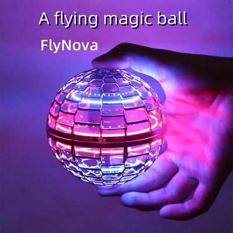 Usb Rechargeable Flying Gyro Toy With Led