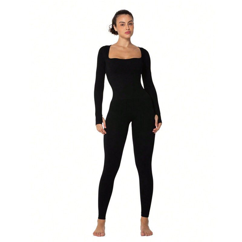 Long Sleeve Yoga Suit