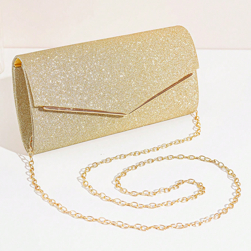 Gold Clutch Bag For Women Party