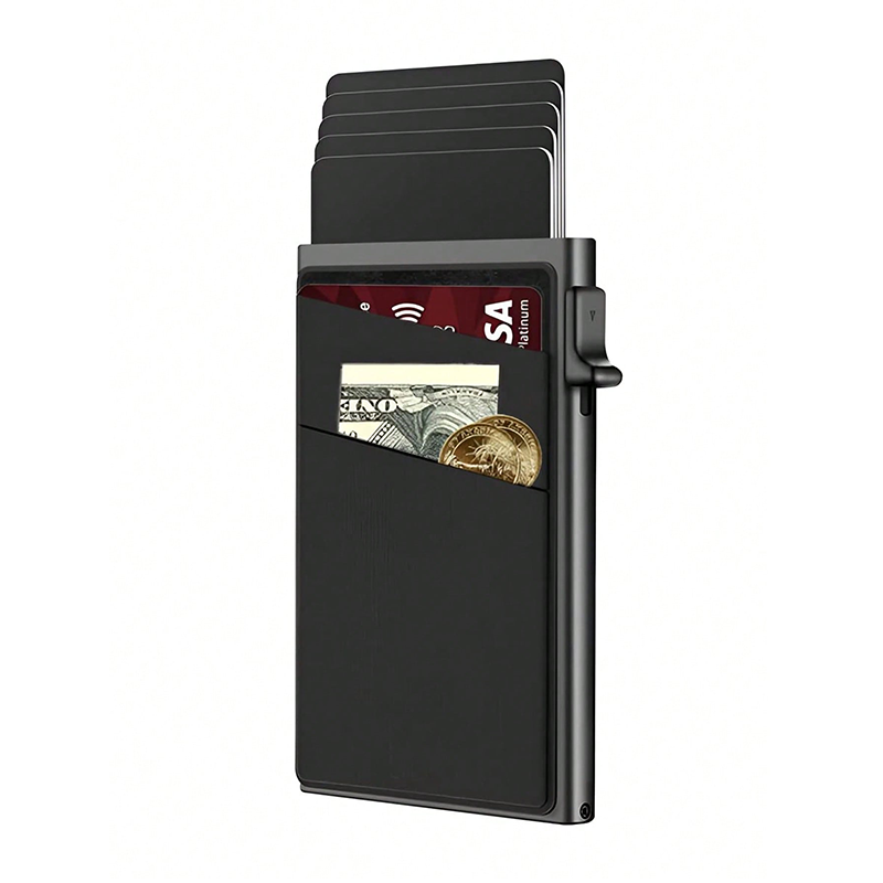 Slim Ligero Portable Cash Cash ID Tarjeta de crédito Monedas de monedas